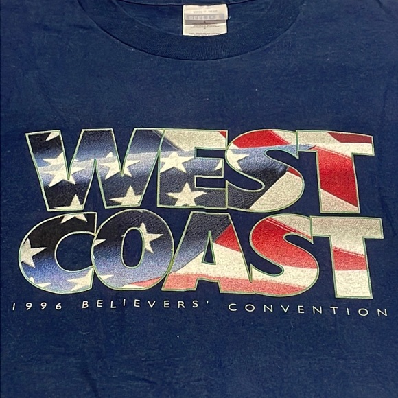 Vintage West Coast 1996 Believers Convention T-Shirt - Picture 3 of 5